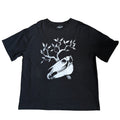 Horse Skull T-Shirt Black size L - B grade
