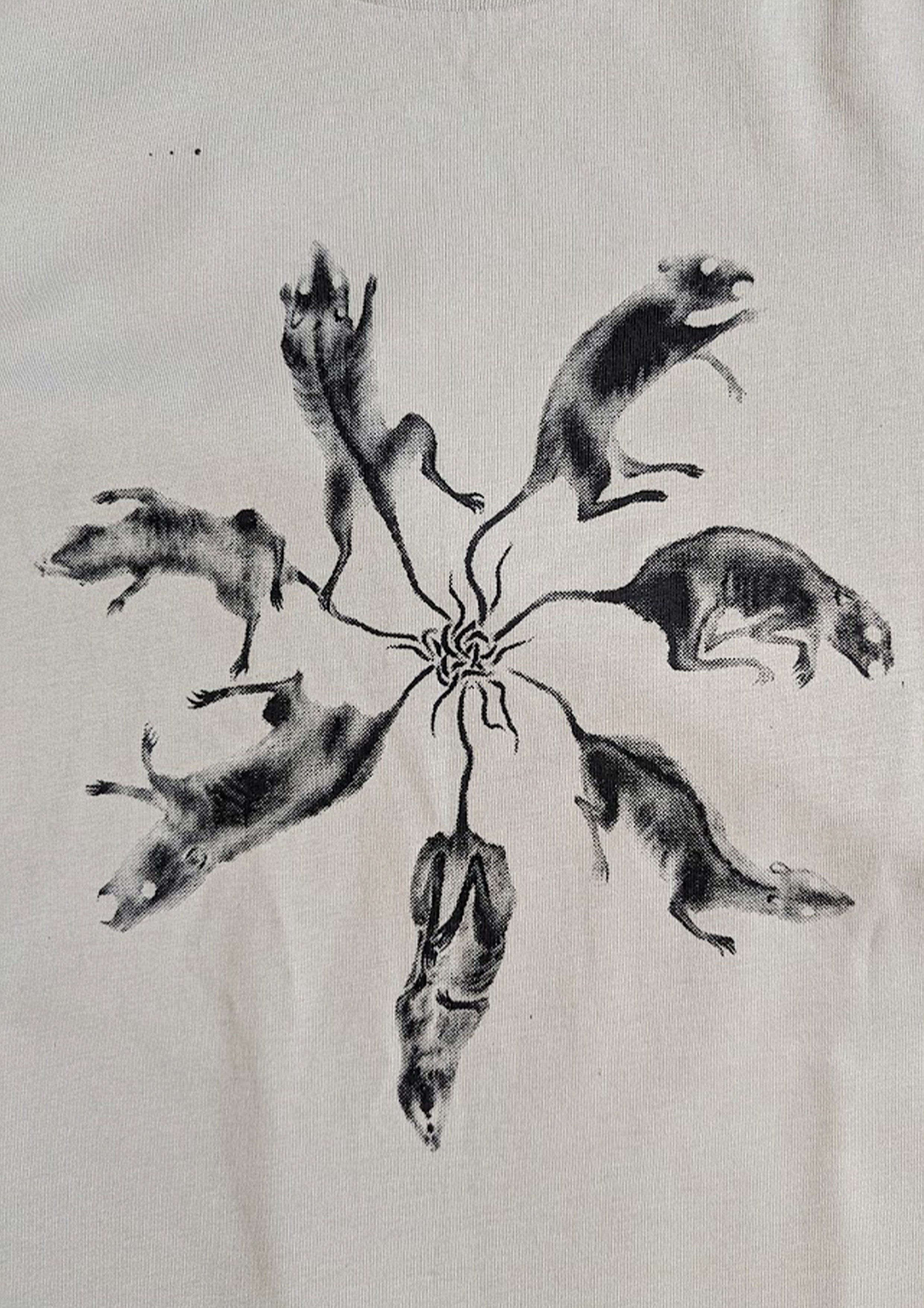 Rat King T-Shirt Stone Grey size L