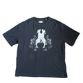 Grey T-Shirt with a conjoined pair of lambs printed on the front in white