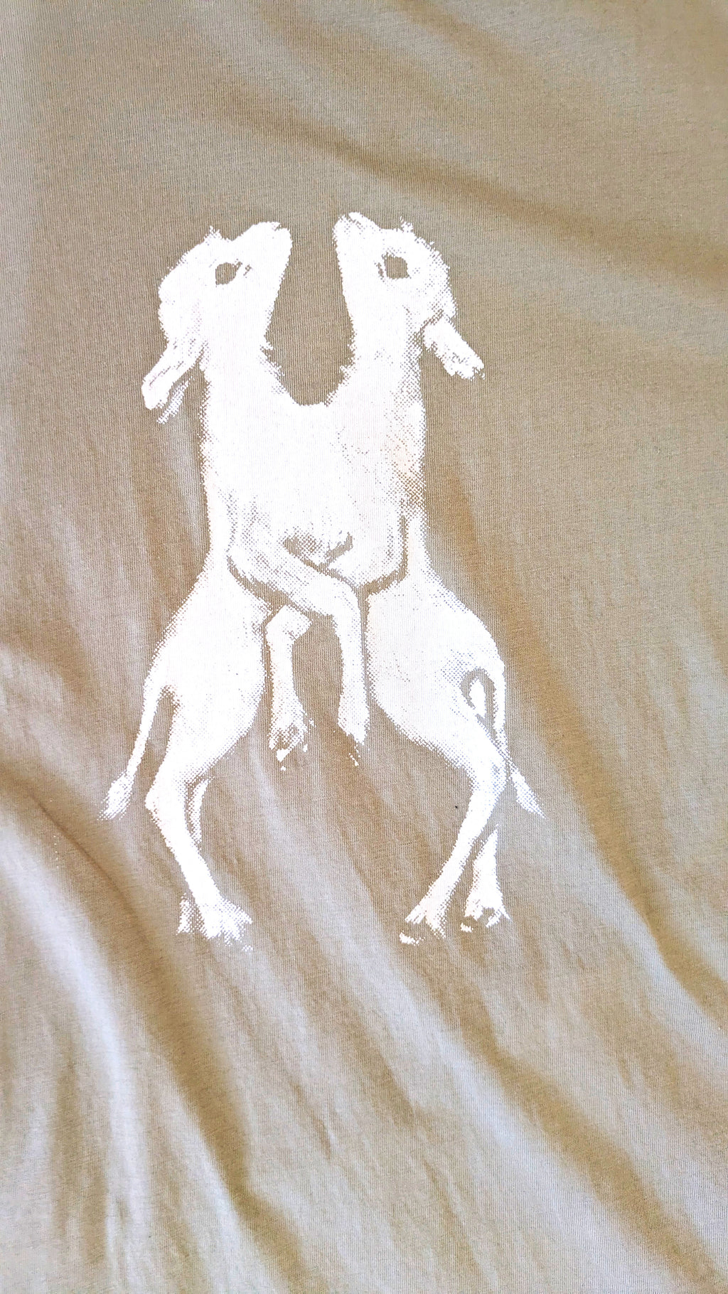 Old Style Twins Stone Grey T-Shirt Size L