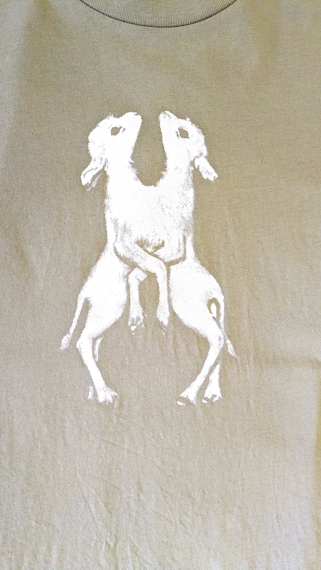 Old Style Twins Stone Grey T-Shirt Size M