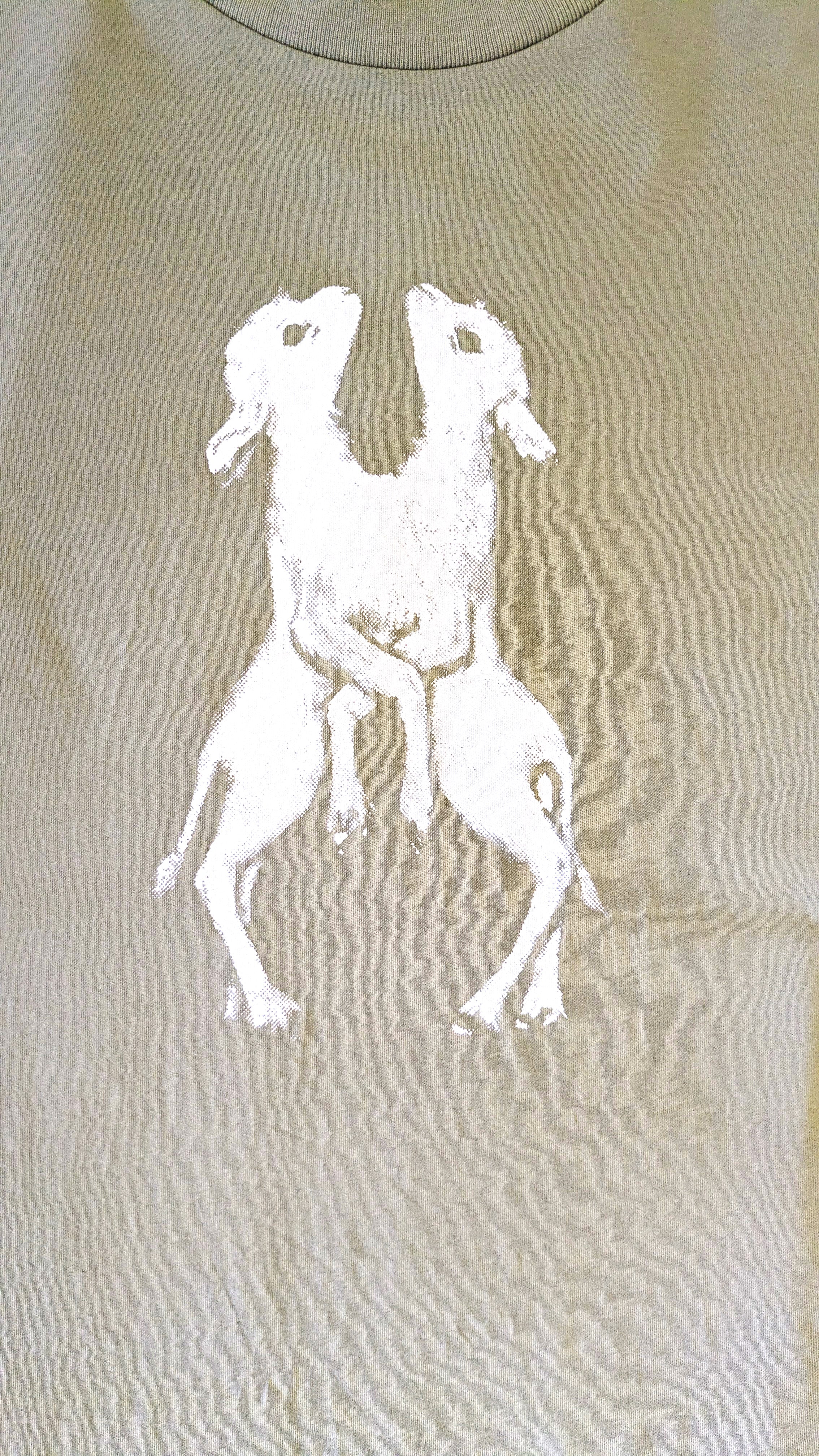 Old Style Twins Stone Grey T-Shirt Size M